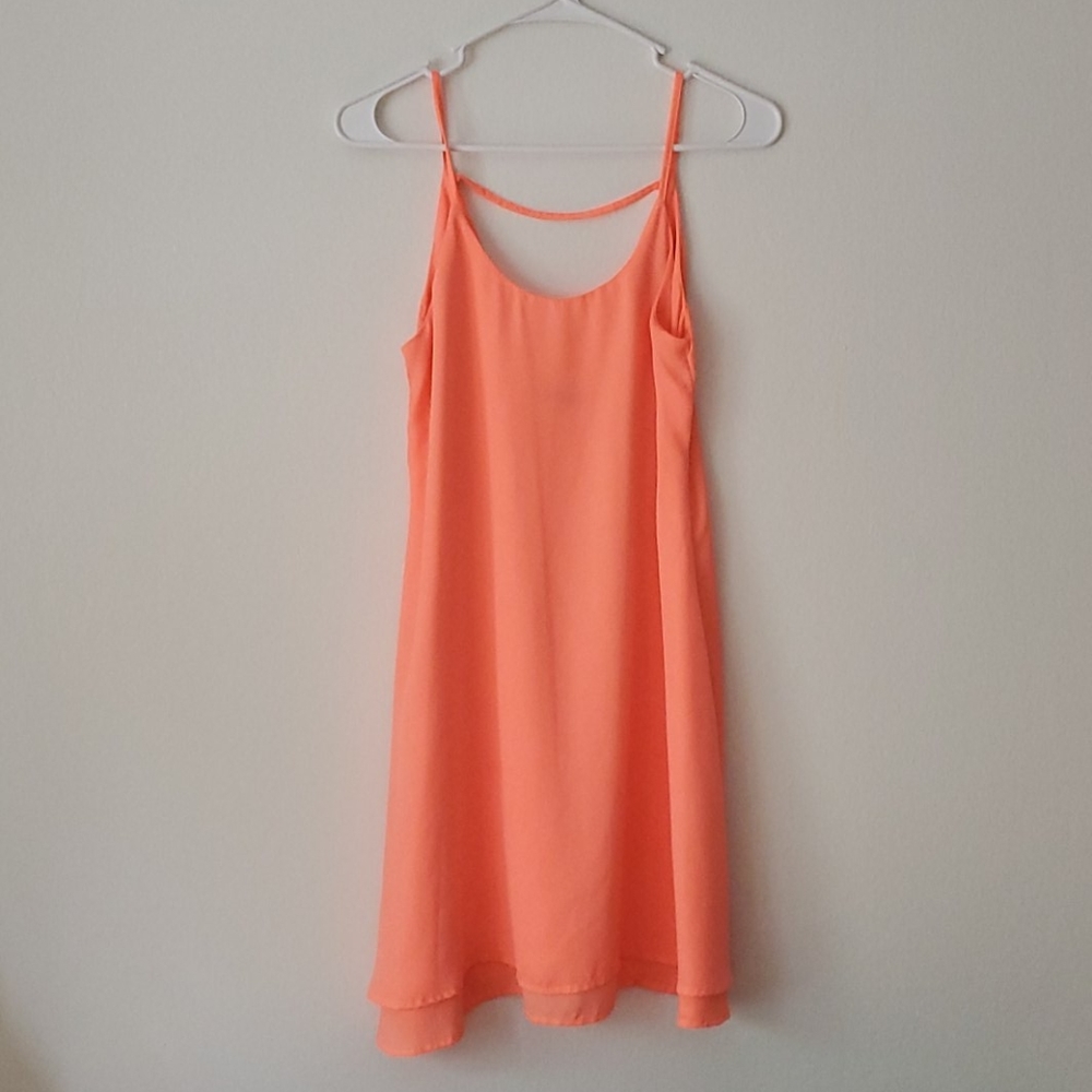Flowy summer mini dress